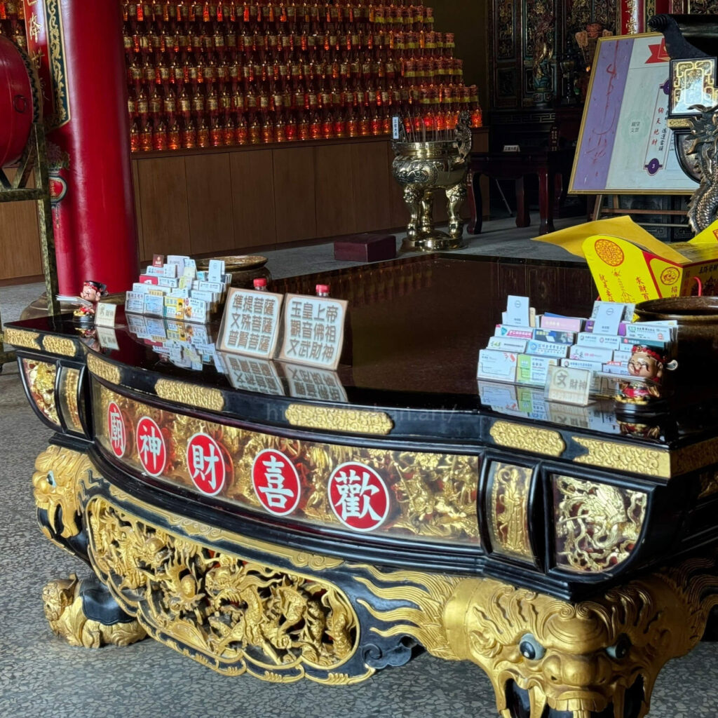 嘉義中埔歡喜財神廟，2樓殿內照片