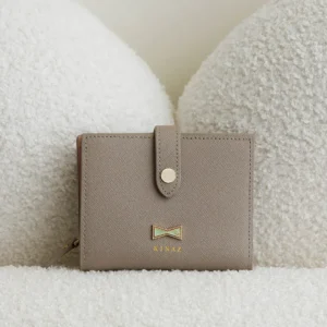 【Kinaz】牛皮拉鍊零錢短夾 喵星人系列