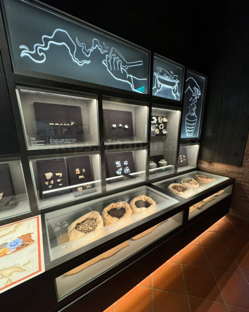 台南安平古堡,熱蘭遮城博物館,展示出土陶瓷